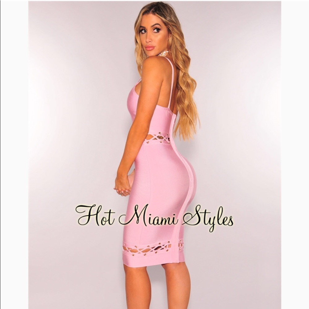Pink Bandage Dress